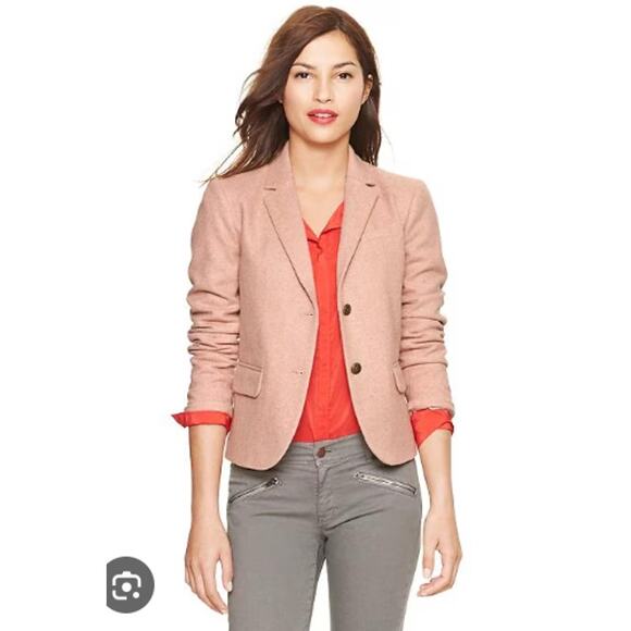 Gap Herringbone Academy Blazer - Size 6 - Excellent Condition - Picture 1 of 6